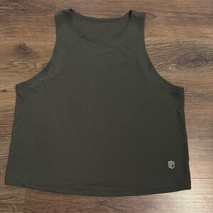 Born Primitive Green Mesh Crop Tank (M)